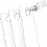 Tenda per Interni Con Fodera con Occhielli Sofia 140x270 cm Tende e Tendaggi con Fodera
